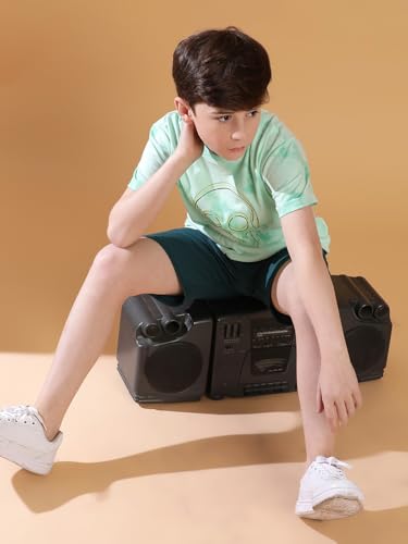 Image of Li'l Tomatoes Boys 100% Cotton Night Suit | Summer T-Shirt & Shorts Sleepwear Set | Soft & Breathable | 7-16 Years