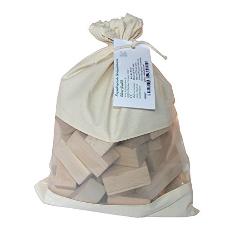 Preisvergleich Produktbild Ebert Baubeutel mit 70 Holzbausteine Erzgebirge