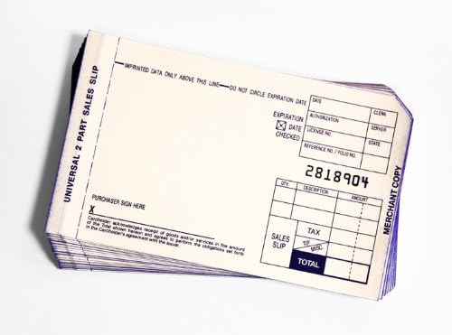 Addressograph Bartizan Retail Gurus Universal 2-Part Sales vouchers, Pack of 50