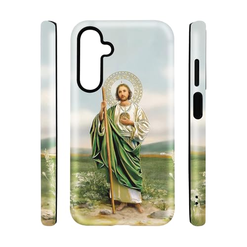 qizjio San Judas Phone Case Shockproof Protective Mexico Phone Cover for Samsung Galaxy A35