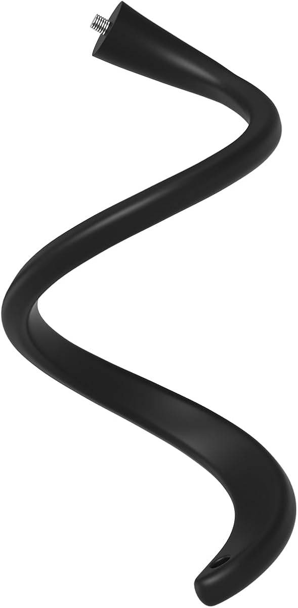 Indoor/Outdoor Security Camera Flexible Twist Mount, Black, 1-Pack | Universal 1/4"-20 adjustable bracket, fits Ring/Blink/Arlo/Wyze & more, 17.5-inch gooseneck holder, easy no-drill setup