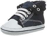 Playshoes Unisex Baby Krabbelschuhe, Marine, 17 EU