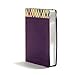 CSB Rainbow Study Bible, Purple Leather Touch