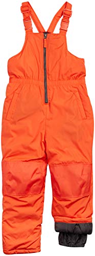 Wippette Little Boys' 2-Piece Heavyweight Snowsuit with Puffer Jacket and Snow Bib Pants (Infants, Toddler & Little Boys), Size 3T, Charcoal/Orange Space'