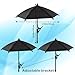 Phone Umbrella - Anti-Glare Sun Shade, Phone Umbrella for Sun iPhone, Clip On umbrella for phone sun shade, Protects from Sunlight and Glare, Outdoor Activities, Universal Fit for All Smartphones (Black)