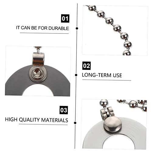 FAVOMOTO 2 piezas Cadena de Aleación de Aluminio para Platillos con Efectos Crash y Ride Diseño Flexible para Bateristas para Performance y Práctica miniatura 5