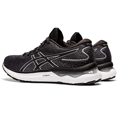 ASICS ASICS Women's Gel-Nimbus 24 Running Shoes, 5, Black/Pure Silver