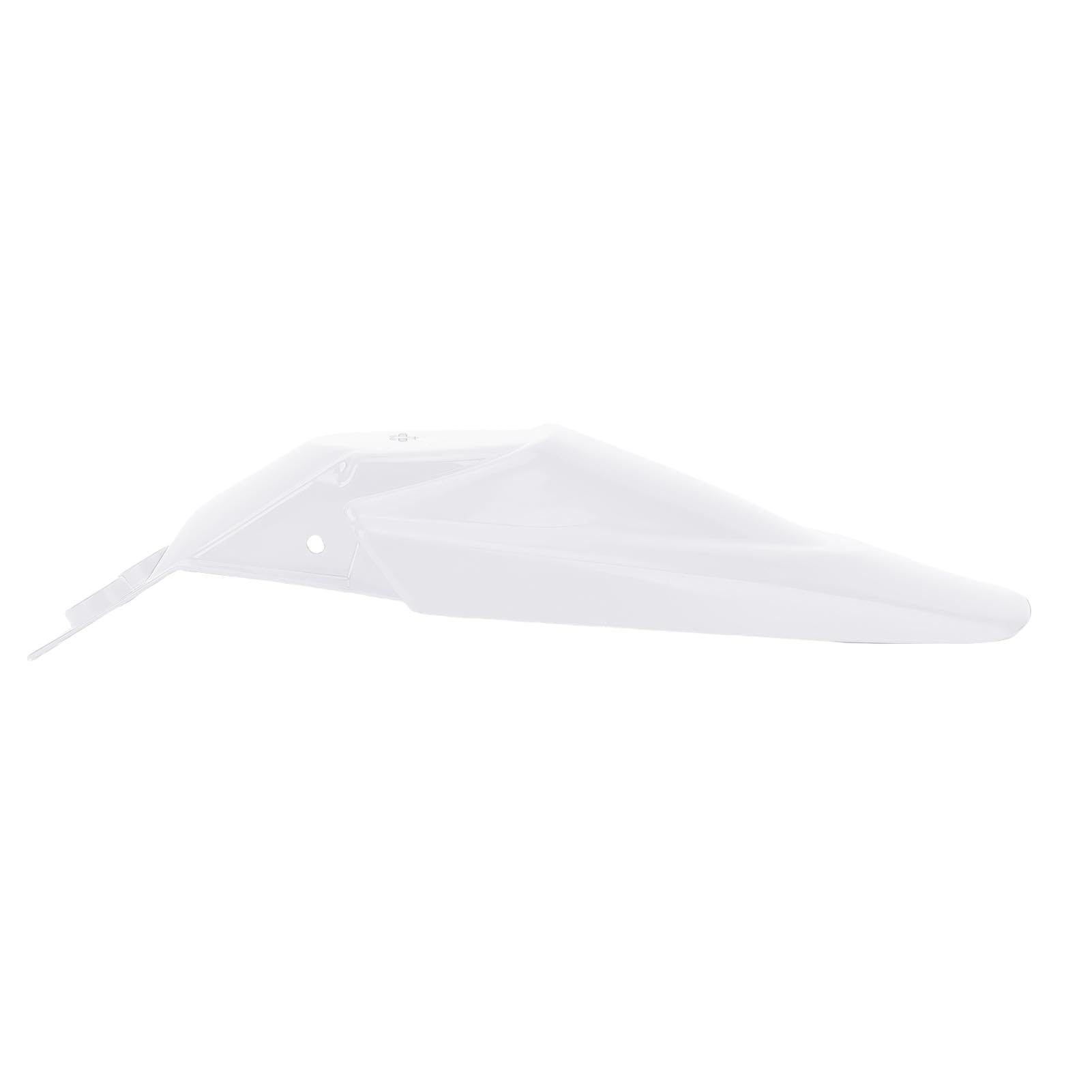 Garde-boue arrière de moto en plastique, protection de queue, garde-boue de remplacement pour KLX110 KX65 Dirt Pit Bike Motocross, garde-boue arrière ABS haute durabilité (Blanc)