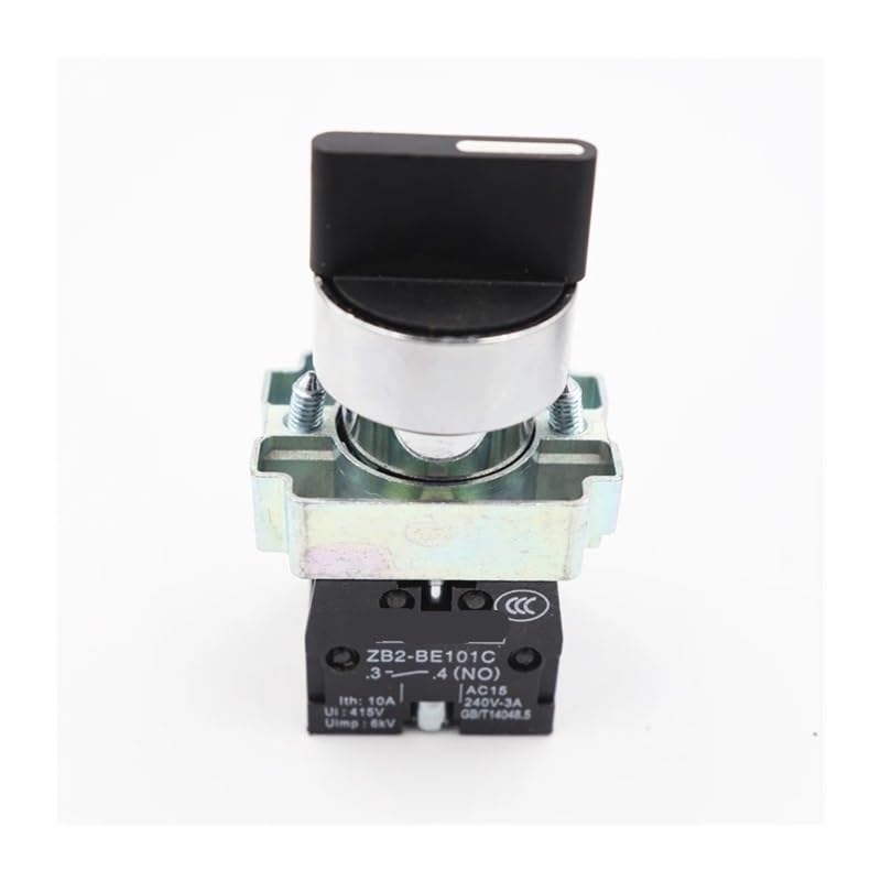 1pcs XB2 supply start rotary switch 2 Position 1NO Self- reset Sho