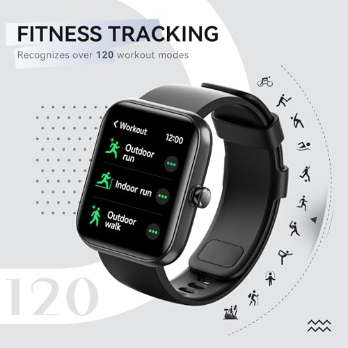 Smart Watch HD Large Display, Smart Watches for Women Men with Clear Bluetooth Call, 24/7 Health Monitoring, Fitness Tracking, Waterproof Fitness Tracker Watch for Android iOS - Image 4