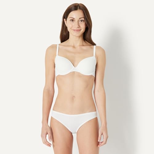 Image of Amazon Essentials Women's Microfibre Demi Cup Bra, Pack of 2