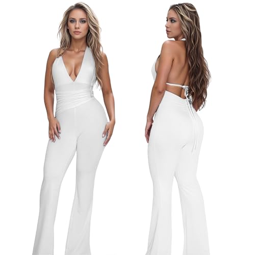 Image of Jigfar Women Sexy Elegant Jumpsuit Going Out Romper Party Club Night Outfit