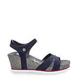 Blue Panama Jack Valery Navy, Sandalia con Pulsera para Mujer, Azul (Marino B1), 41 EU