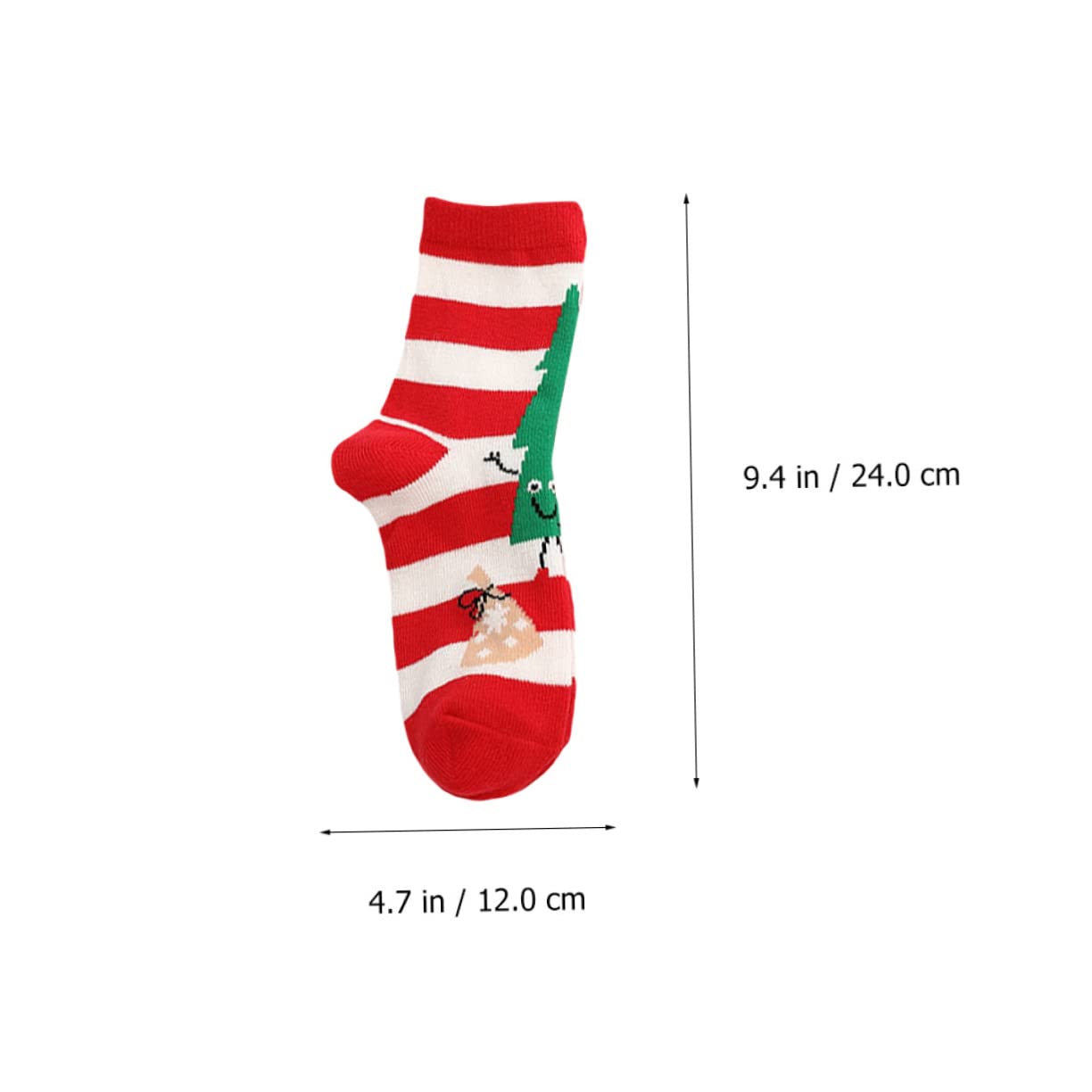 Holibanna 5 Paia Natale Spesse Invernali Antiscivolo Unisex per Anni Calzini Casual Caldi per Scuola e Festivo