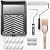 Remolika 8-Piece Paint Roller Kit - Made in Portugal - Premium Paint Brush, Microfiber Roller Covers, Wall Painting Roller Naps, Roller Frames, and Paint Tray, for Professionals or Homeowners