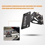 Ransoto-Motorcycle-Z125-Pro-Fender-Eliminator-Kits-License-Plate-Holder-Compatible-with-2015-2022-Kawasaki-Z125-Z125-ProBLACK