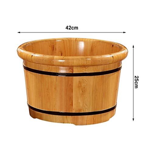 Cubeta de madera para spa de pies BABYCE miniatura 5