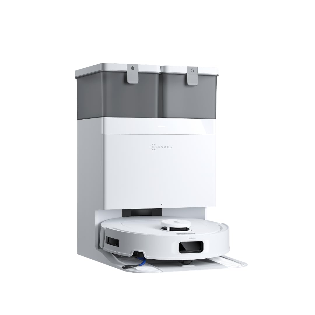 ECOVACS DEEBOT T30C Omni, robot odkurzający z funkcją wycierania, 20 000 Pa, system wycierania OZMO Turbo 2.0, ZeroTangle 3.0, ochrona przed plątaniem, TruEdge 2.0 czyszczenie krawędzi, stacja