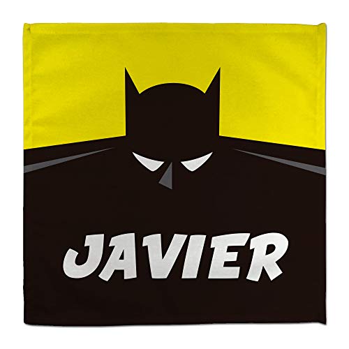 Serviette de Table. Serviette de Table personnalisé. Serviette en Tissu 50% Coton. Cadeaux personnalisés. Divers modèles. Batman Cover