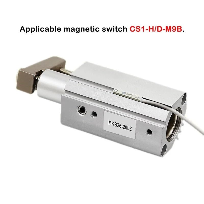 Angle de pression rotatif 90 degrés pour vérin pneumatique MKB20