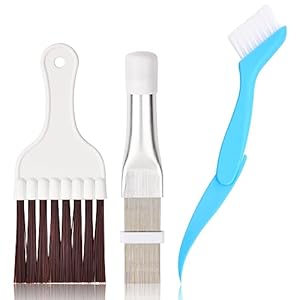 Vesaneae Airconditioningskam, 3 stuks airconditioning lamellen kam, airconditioning condensator vin kam, condensator reiniging kam lamellenkam vin reiniging borstel verdamper koeler reparatie