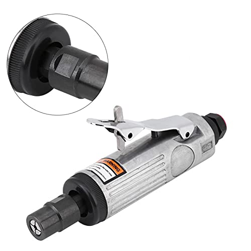Keenso Air Die Grinder Kit, 1/4 Inch Pneumatic Extended Straight Air Die Grinder Kit Polishing Engraving Tool 90Psi #TOP2