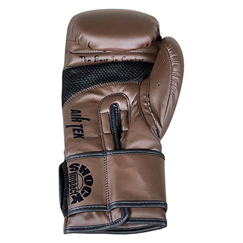 Badboxe Boxing Gloves Mma Gloves Made Of Strong Flex Leather Best For Every Day Workout Strong Quality (Brown/Black/Street, 10Oz) #TOP4