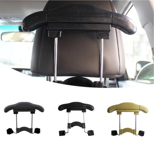 Tidevib Auto-Kleiderbügel mit einziehbarem Design, 25–42 cm Verlängerung, 4,5 kg Kapazität, für Edelstahl und ABS, für SUV, MPV, Wohnmobil, LKW, Vordersitz, Kopfstützen