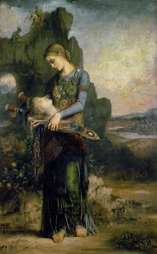 Toile Orphée de Gustave Moreau Décor Art Mural Abstrait 60x90cm