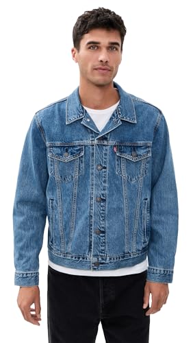 Levis Mens The Trucker Jacket Washed Away Small