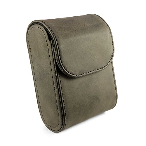 [Crush-Proof Folding Sunglasses Case with Belt Loop for Ray-Ban Wayfarer Folding - Brown (Sunglasses Not Included)4