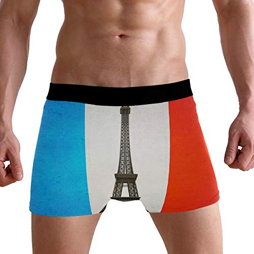 Men's Underwear Eiffel Tower On French Flag Boys' Boxer Brief3