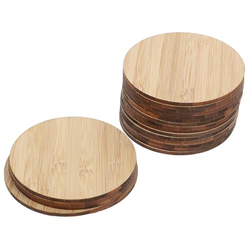ABOOFAN Lot de 20 en Bambou Marron Non Finies pour Bricolage Peinture DIY Garçon et Filles, pour Activités Créatives et Récréation Scolaire