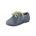 Unisex Baby Boy Denim Classic Oxford Shoes Toddler Size (5, Blue)
