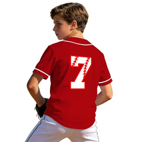 Image of Yuji Itadori Kids Baseball Birthday Shirt 7th 8th 9th 10th Year Old Toddler Boys Girls Shirts Birthday Clothes