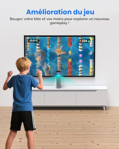 Console de Jeu AR Enfant: Jeux Actifs & Plug-and-Play - Cadeau Fille Garçon – vue 6