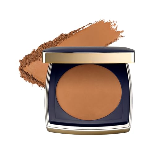 Estée Lauder Double Wear 12-Hour Stay-in-Place Matte Face Powder Foundation | Controls Oil & Shine, 0.39 Ounce, 7W1 Deep Spice