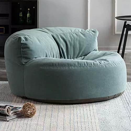 La Mejor Selección de Pufs Top 5. 48 Bean Bag Chair Chenille Bean Bag Cover Lavable Ultra Soft Puf Otomano Sin Relleno Niños Adultos Beanbag Chair Lazy Sillón Sofá Asientos En El Suelo Muebles De Sala De Estar (...
