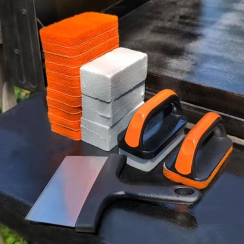 19 in 1 Griddle Cleaning Kit for Blackstone Accessories, Flat Top Grill Cleaning Kit w/Griddle...