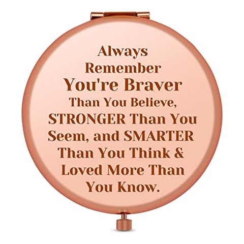 Inspirational Compact Pocket Makeup Mirror Cover