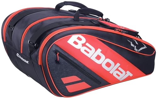 Babolat RH Juan Lebron Padel Racket Bag (Black/Red) - Image 3