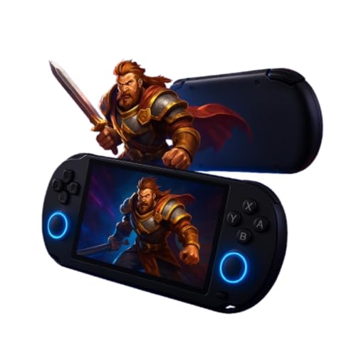 🖥️ Schermo HD da 5,1″ immersivo. La qualità dell'immagine è fondamentale per godersi al meglio i propri giochi preferiti, e la console X12 lo sa bene. Il suo schermo LCD HD da 5,1 pollici dà vita a ogni scena con colori vivaci, contrasti equilibrati e dettagli incredibilmente nitidi. Il rivestimento antigraffio e la protezione frontale assicurano durata nel tempo, anche se la porti sempre con te. L’ampio angolo di visione consente il gioco condiviso senza perdita di qualità, mentre la luminosità regolabile protegge i tuoi occhi durante le sessioni notturne o all’aperto.