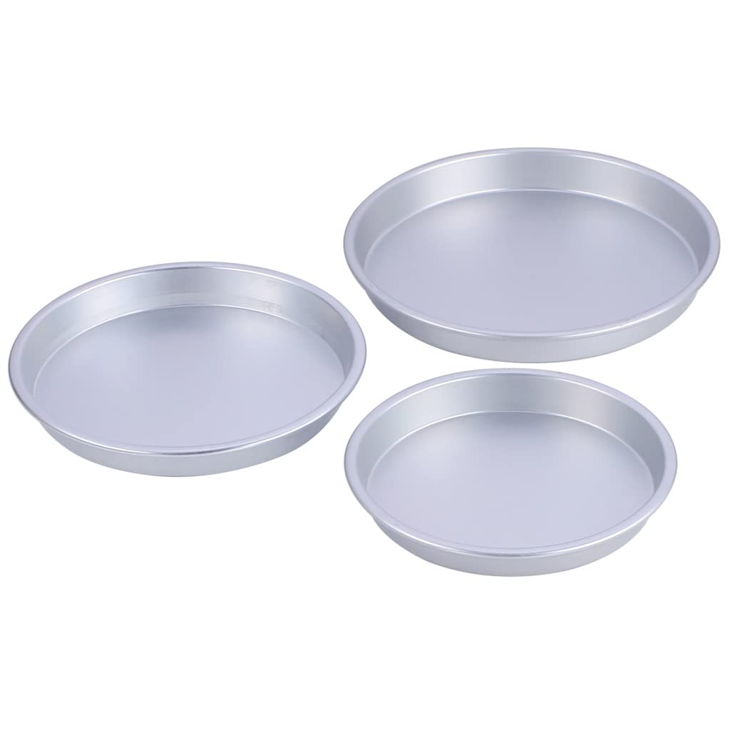 3 pièces/Ensemble 7/8/9 Pouces Pizza Pan Plaque gâteau Pan Plateau antiadhésif Pain Cuisson Casserole pâtisserie ustensiles de Cuisine Outil de Cuisine