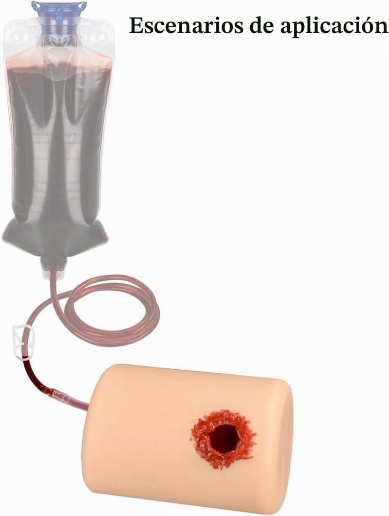 Simula Escenas De Sangrado Modelos De Heridas para El Cuidado De Heridas Simulador De Vendaje Y Torniquete Primeros Auxilios para Detener Hemorragias En Clases De Formación Médica