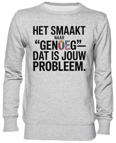 Sweat-shirt gris unisexe le pull minimaliste qui célèbre la simplicité