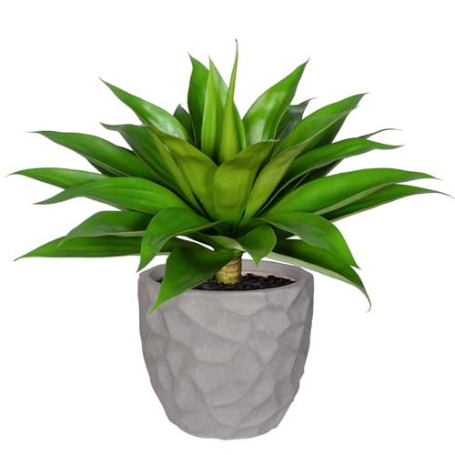 Image of Ttranewsoo 22' Artificial Plant,Artificial Agave Plants,Faux Plants for Outdoors,Artificial Plant Outdoor,Large Uv Resistant Fake Agave Planters for Indoor and Outdoor Decorating 1PCS