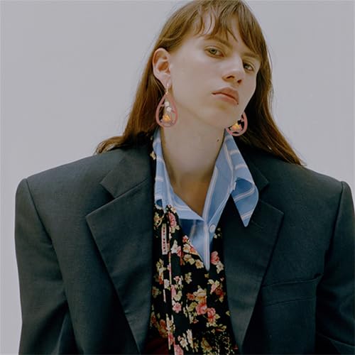 MALOYANVE Bonfire Earrings for Women Funny Wooden Lightweight Teardrop Fire Dangle Drop Campfire Earrings for Outdoor Lovers2