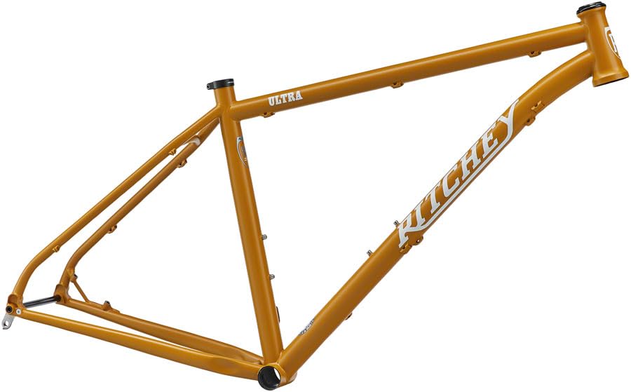 Ritchey Ultra Mountain Frameset - 29""/27.5"", Steel, Honey Mustard, X-Large, Yellow