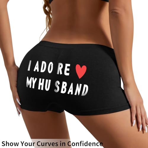 Sexy Code 1701 Boyshort Panties For Women, Pack Of 3, Ladies Underwear Boxer Briefs With Novelty Letter Printed thumb #3