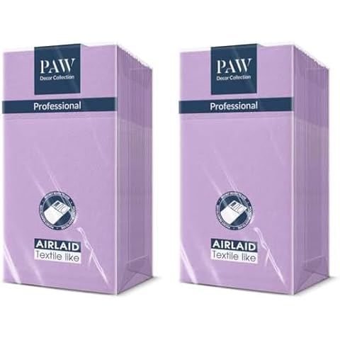 Serviettes Airlaid Violettes PAW Cover